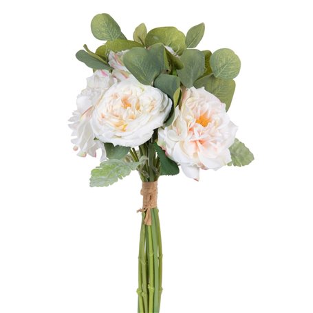 Branche Blanc Vert Roses 20 x 23 x 41 cm