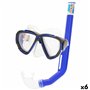Masque de Plongée avec Tube Colorbaby Aqua Sport Adultes (6 Unités)
