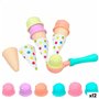 Set de jouets alimentaires Colorbaby Glace 17 Pièces (12 Unités)