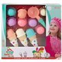 Set de jouets alimentaires Colorbaby Glace 17 Pièces (12 Unités)