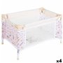 Lit de poupée Colorbaby Safari 29 x 50 x 30 cm 4 Unités