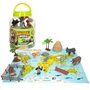 Figurines d'animaux Colorbaby 19 Pièces Jungle Plastique 14 x 6 x 5 cm (6 Unités)