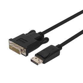 Câble DisplayPort vers DVI Unitek Y-5118BA Noir 1