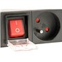 Rallonge 19'' 8 Tomas Schuko avec Interrupteur On/Off GEMBIRD EG-PDU-014-F (3 m)