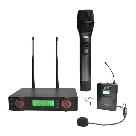 Microphones Sans Fil (Lot de 2) DNA Professional VM Dual Vocal Head Set