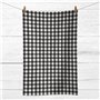 Ensemble de Chiffons Belum Noir 45 x 70 cm Carreaux