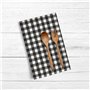 Ensemble de Chiffons Belum Noir 45 x 70 cm Carreaux