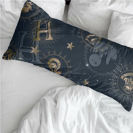Taie d'oreiller Harry Potter Multicouleur Ambre Doré 45 x 110 cm 100 % coton