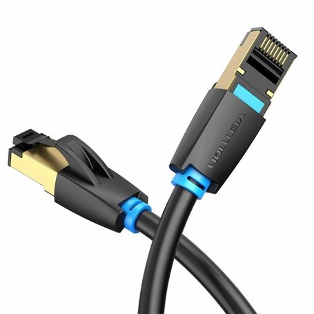Câble Réseau Rigide S/FTP 8me Catégorie Vention IKABF Noir 1 m