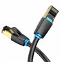 Câble Réseau Rigide S/FTP 8me Catégorie Vention IKABF Noir 1 m