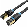 Câble Réseau Rigide S/FTP 8me Catégorie Vention IKABF Noir 1 m