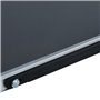 vidaXL Table pliable de camping Gris Aluminium 60x40 cm