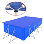 vidXL Couverture de piscine PE Rectangulaire 90 g/sqm 400 x 207 cm