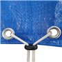 vidXL Couverture de piscine PE Rectangulaire 90 g/sqm 400 x 207 cm