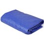 vidaXL Couverture de piscine PE Ronde 540 cm 90 g/m²