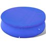 vidaXL Couverture de piscine PE Ronde 540 cm 90 g/m²