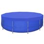 vidaXL Couverture de piscine PE Ronde 540 cm 90 g/m²