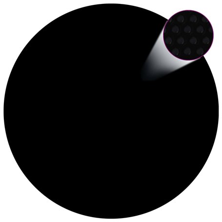 vidaXL Couverture de piscine Noir 300 cm PE
