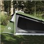 vidaXL Tente de camping tunnel 2 personnes vert imperméable