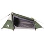 vidaXL Tente de camping tunnel 2 personnes vert imperméable