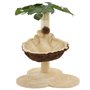 vidaXL Arbre à chat avec griffoir en sisal 50 cm Beige et Marron