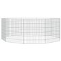 vidaXL Cage à lapin 10 panneaux 54x60 cm Fer galvanisé