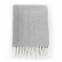 vidaXL Couverture coton à chevrons 125x150 cm Gris