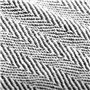 vidaXL Couverture coton à chevrons 220x250 cm Bleu marine