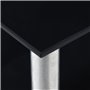 vidaXL Étagère de cuisine Noir 45x16x26 cm Verre trempé