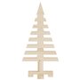 vidaXL Arbre de Noël en bois pour décoration 60 cm bois massif de pin