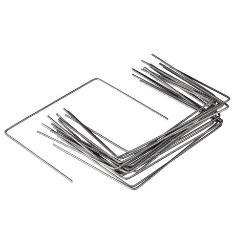 Nature Chevilles de fixation de bâche 20 pcs 25 x 20 cm Métal