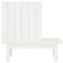 vidaXL Maison pour chat Blanc 60x36x60 cm Bois de pin massif