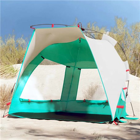 vidaXL Tente de plage 2 personnes libération rapide imperméable
