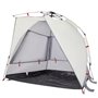 vidaXL Tente de plage 2 personnes gris libération rapide imperméable