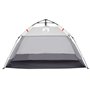 vidaXL Tente de plage 2 personnes gris libération rapide imperméable