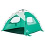 vidaXL Tente de plage 3 personnes libération rapide imperméable