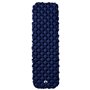 vidaXL Matelas de camping gonflable 1 personne bleu marine 190x58x6 cm