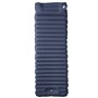 vidaXL Matelas de camping autogonflant avec oreiller 1 personne gris