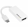 StarTech.com Adaptateur USB-C vers HDMI - 4K 60 Hz - Blanc