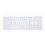 CHERRY AK-C7000 clavier USB AZERTY Français Blanc