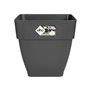 Elho Vibia Campana Bac a fleurs Carré 37 - Noir - Ø 36 x H 36 cm - extérieur - 100% recyclé