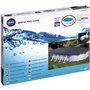 Bâche d'hivernage GRE pour piscine ovale 7,3 x 3,75 m - 180g/m² en polyéthylene noir