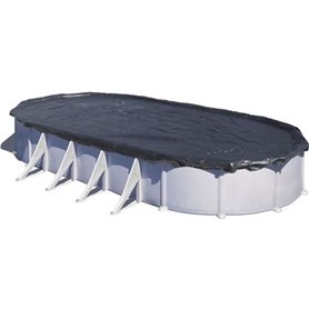 Bâche d'hivernage GRE pour piscine ovale 6