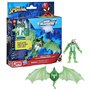 Figurine Green Symbiote Hydro-Ailes, figurine de 10 cm avec véhicule, jouets de super-héros pour enfants a partir de 4 a