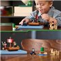 LEGO Minecraft 21259 Le Voyage du Bateau Pirate, Set de Construction et d'Exploration