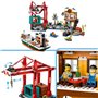 LEGO City 60422 Le port et le navire marchand, jouet de construction a partir de 8 ans