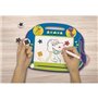 Lexibook - Ardoise Magique Dinosaures - Format A5 - Accessoires magnétiques - Stylet et tampons - Dés 3ans