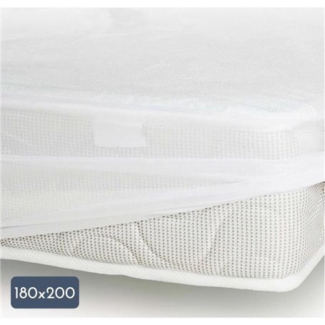 Protege-matelas - 180 x 200 cm x 25 cm - 100% Coton - 170 G/M2 - LOVELY HOME