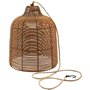 Suspension nomade - LUMISKY - HANG BOHEME - H35 cm - Polyrotin avec corde - LED blanc chaud et blanc dimmable