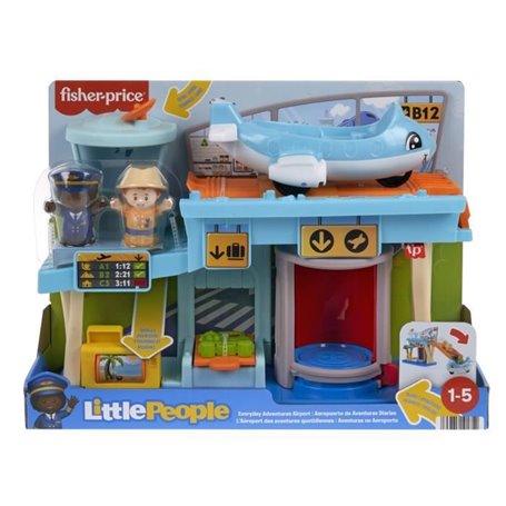 Fisher-Price - Little People - Aventures a l'Aéroport - Coffret